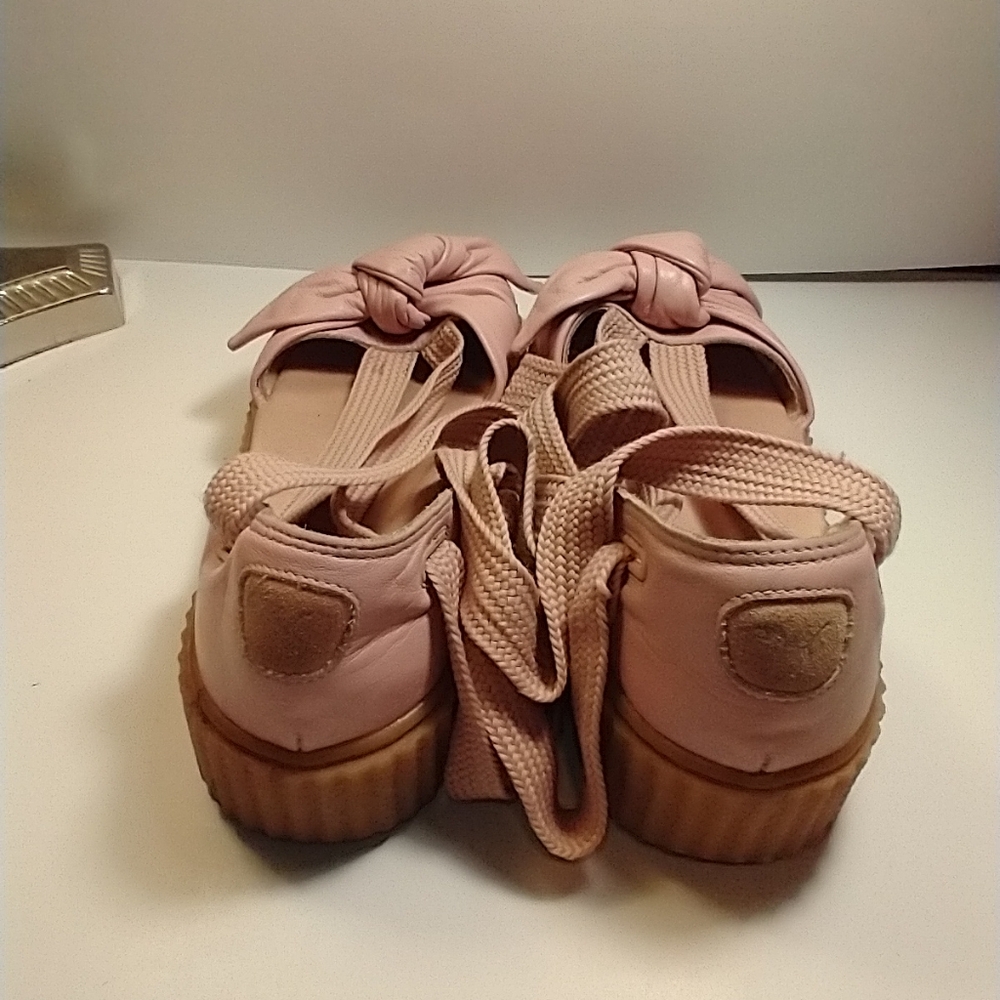 Puma Fenty by Rihanna Bow Ballet Creeper Sandals Shoes Women's sz 7. - Picture 5 of 12